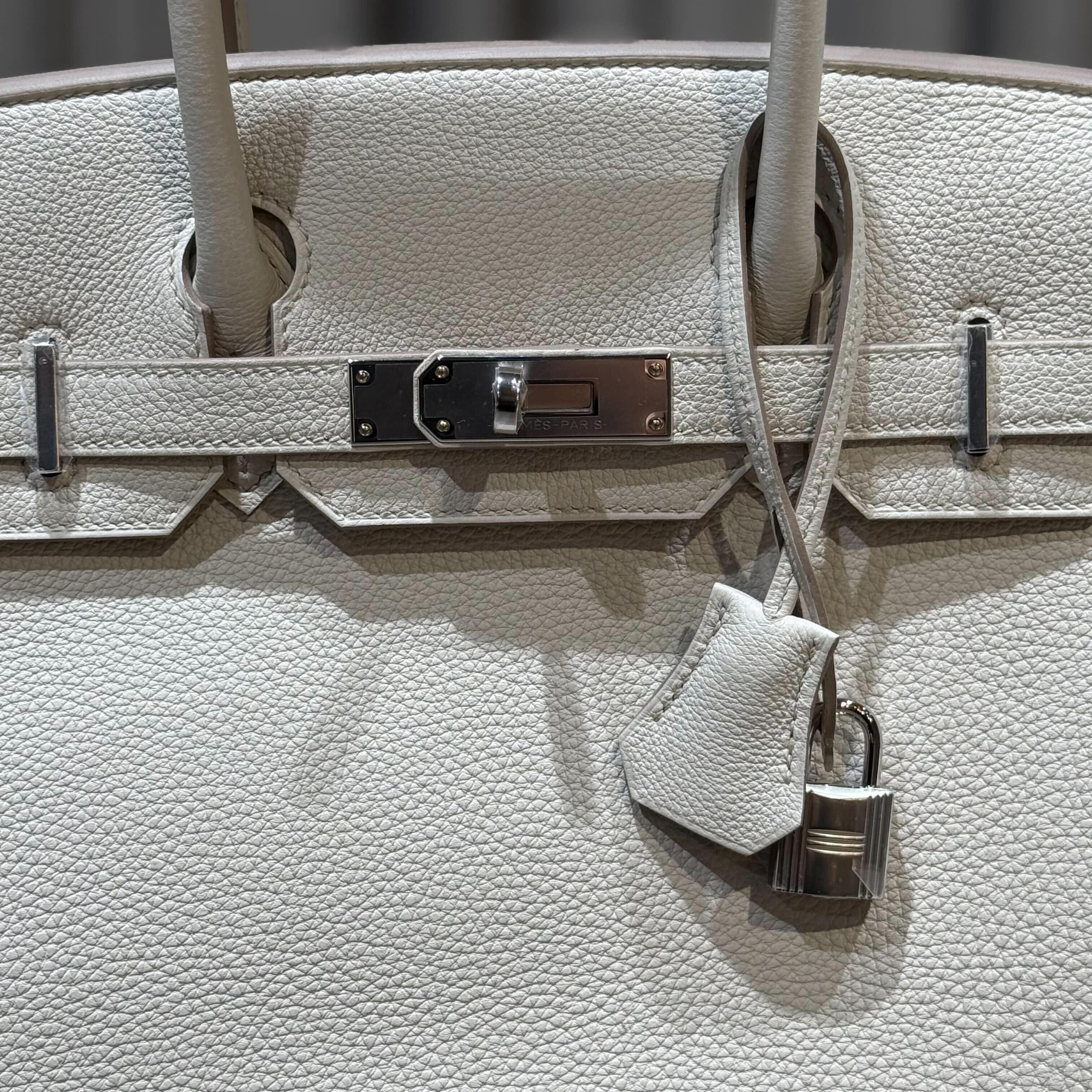 Hermès Beton Birkin 30 Togo Palladium Hardware