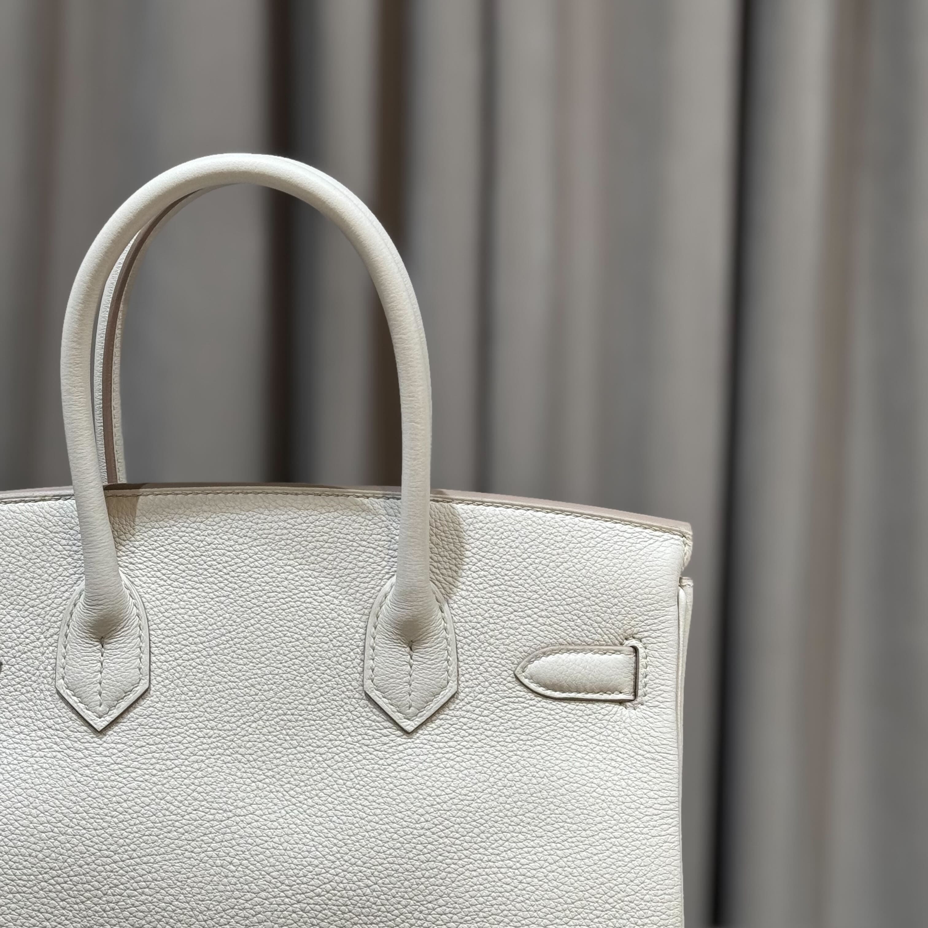 Hermès Beton Birkin 30 Togo Palladium Hardware
