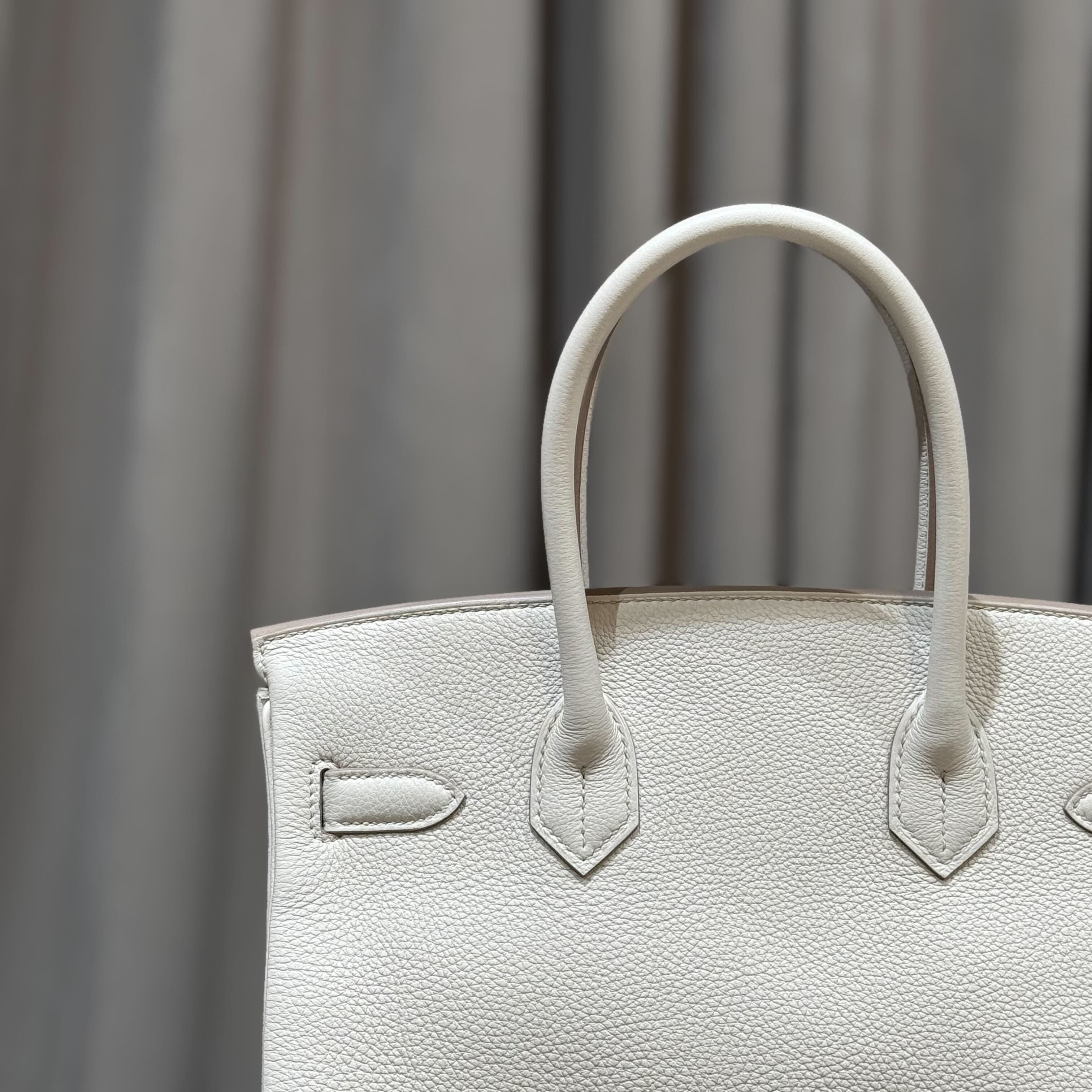 Hermès Beton Birkin 30 Togo Palladium Hardware