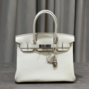 Hermès Beton Birkin 30 Togo Palladium Hardware
