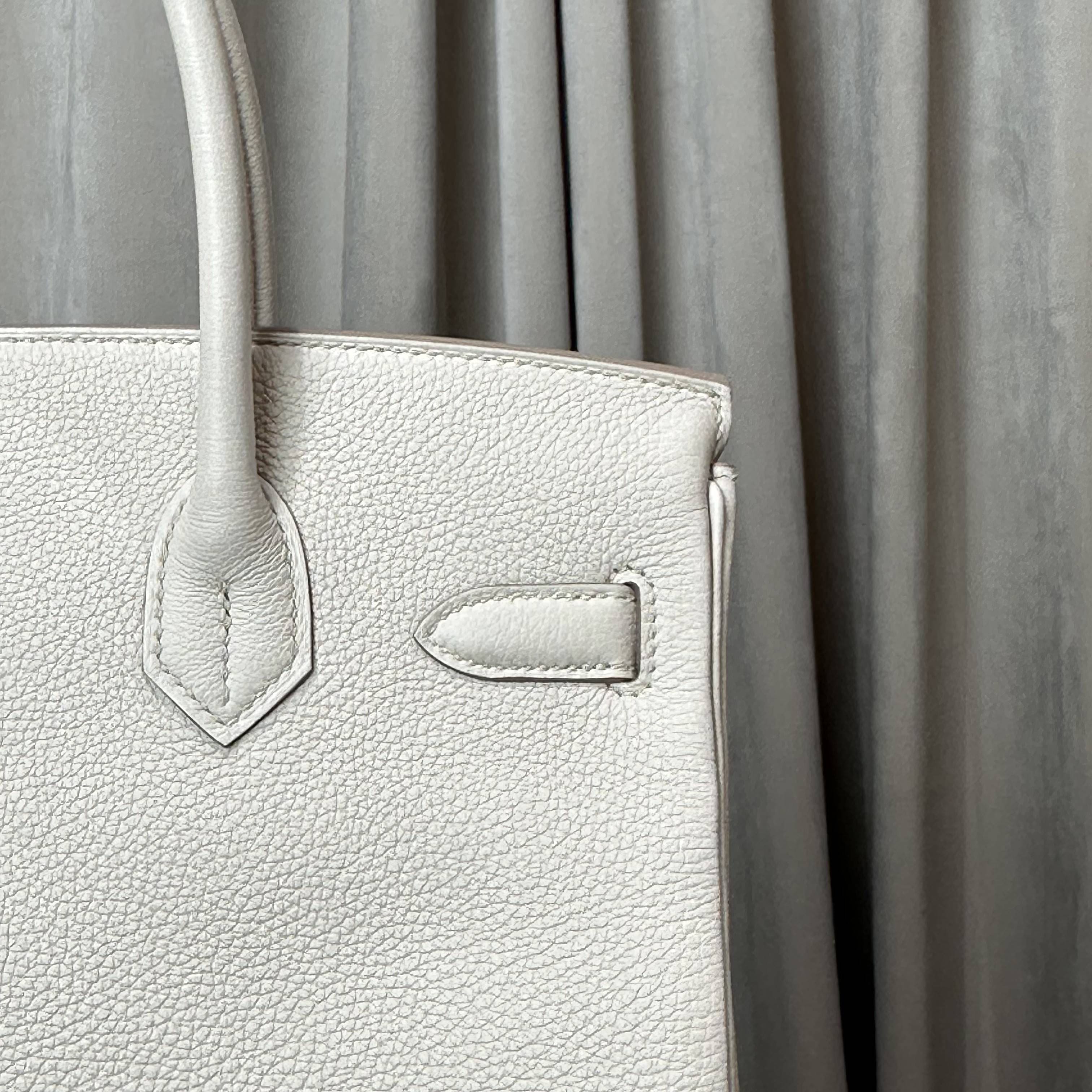 Hermès Beton Birkin 30 Togo Palladium Hardware