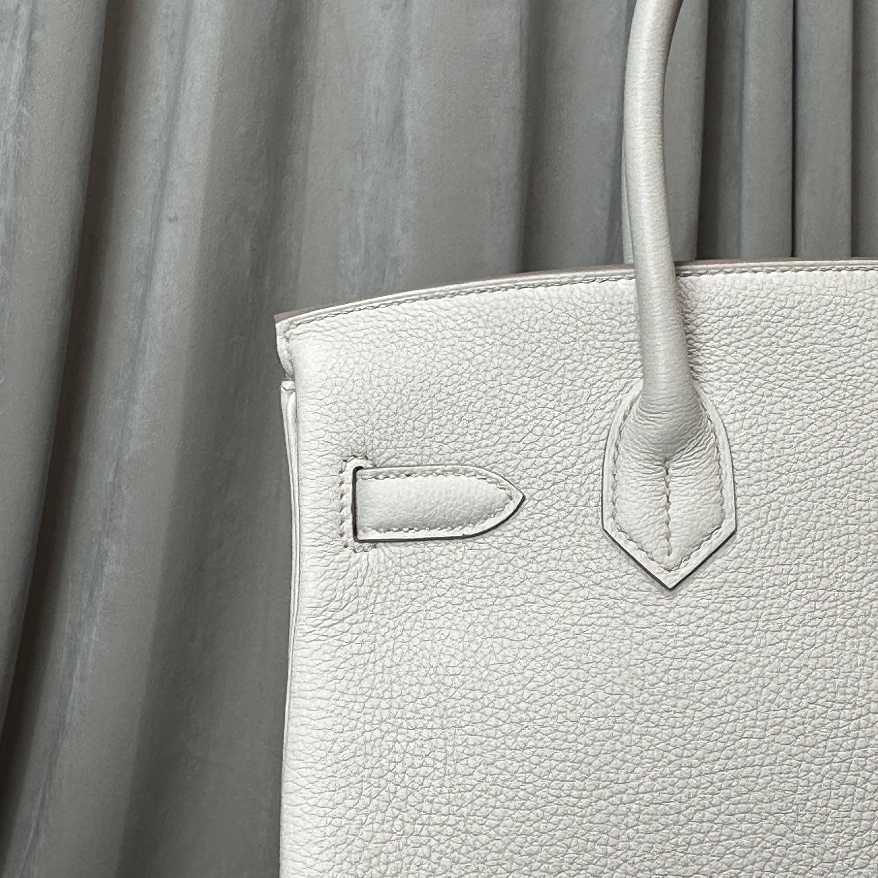 Hermès Beton Birkin 30 Togo Palladium Hardware