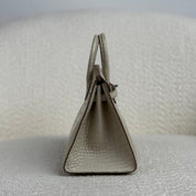 Hermès Beton Birkin Sellier 20 Matte Alligator Palladium Hardware