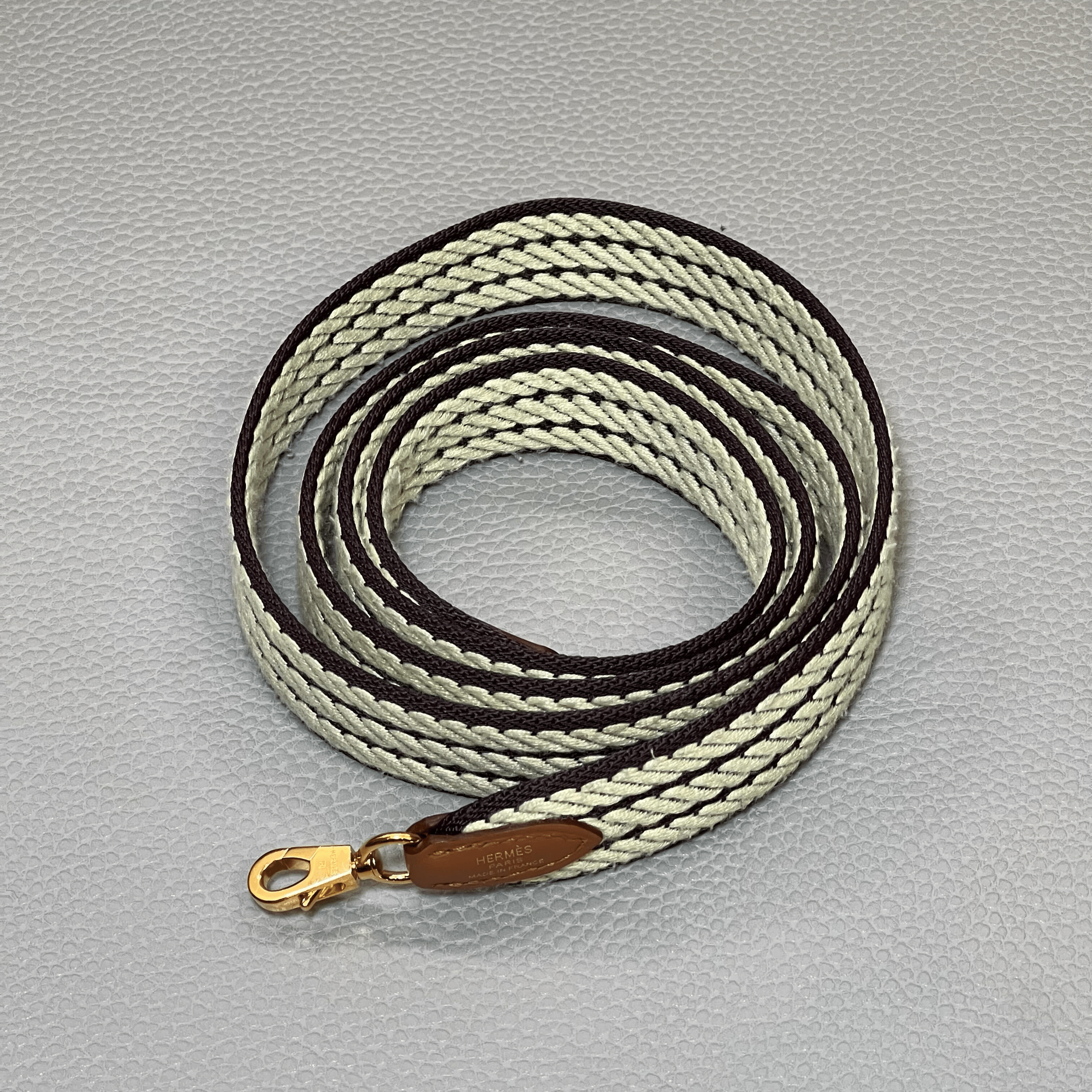 Hermès Beton / Craie Mini Kelly Sellier 20 Ostrich Gold Hardware