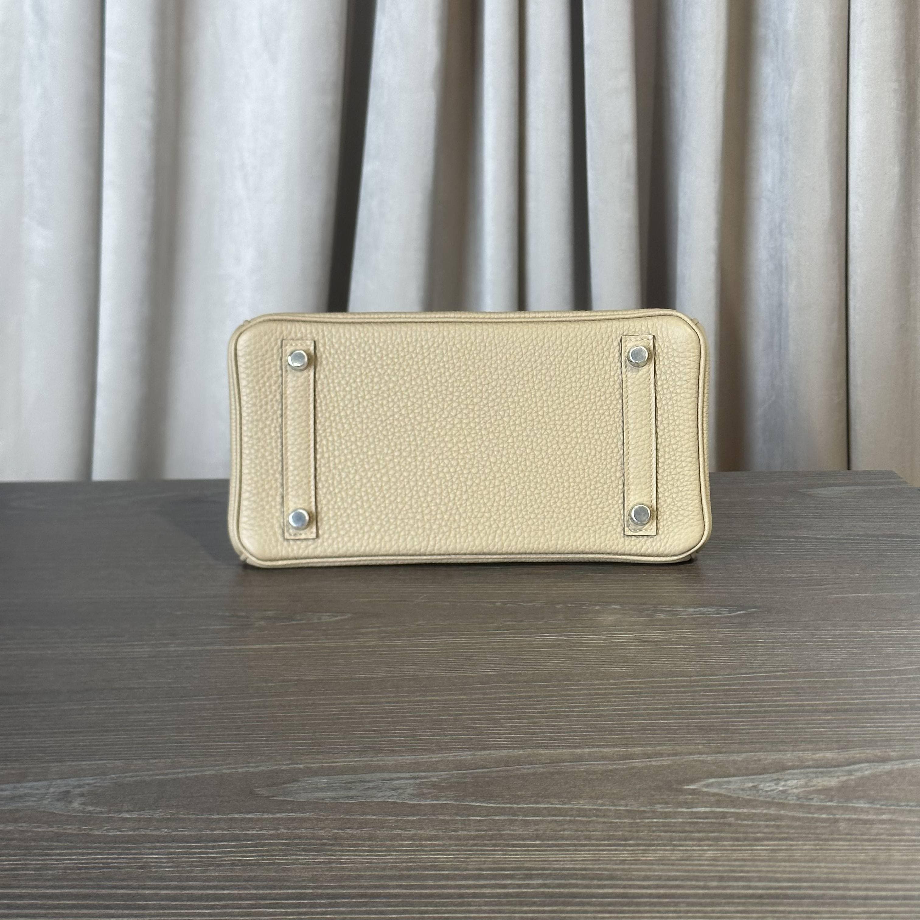 Hermès Birkin 25 Beige Marfa Togo Palladium Hardware