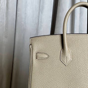 Hermès Birkin 25 Beige Marfa Togo Palladium Hardware