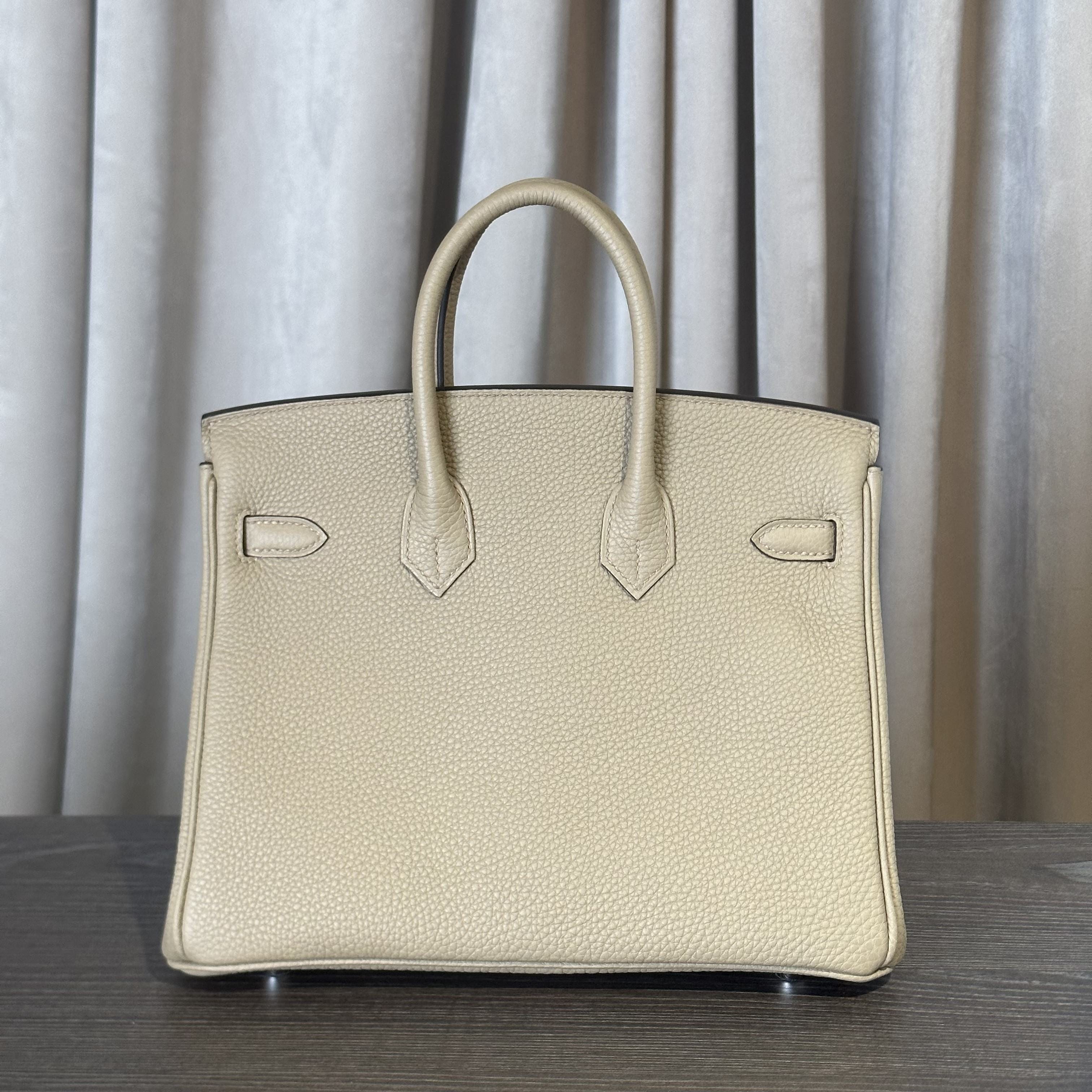 Hermès Birkin 25 Beige Marfa Togo Palladium Hardware