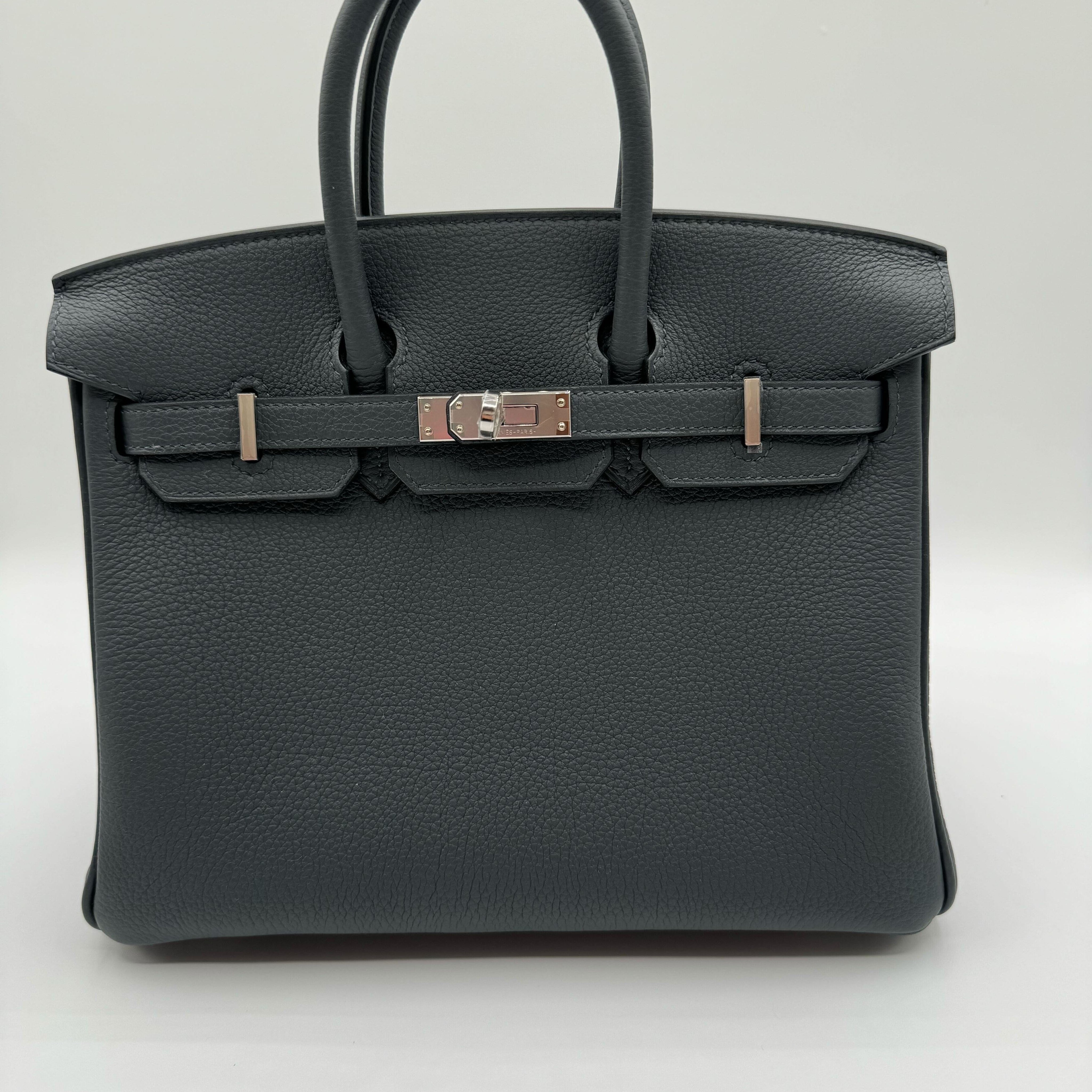 Hermès Birkin 25 Gris Misty Togo Leather Palladium Hardware