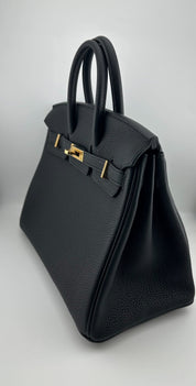 Hermès Birkin 25 Noir Togo Gold Hardware