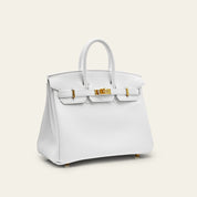Hermès Birkin 25 Swift Calfskin New White Gold Hardware