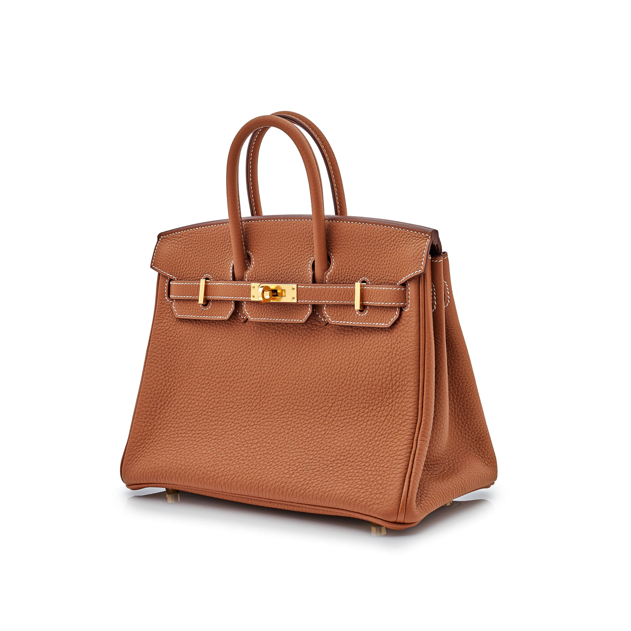 Hermes Birkin 25 Togo Calfskin 37 Gold / Gold Hardware