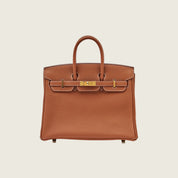 Hermès Birkin 25 Togo Calfskin 37 Gold / Gold Hardware