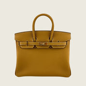 Hermès Birkin 25 Togo Calfskin Naturel Sable Gold Hardware