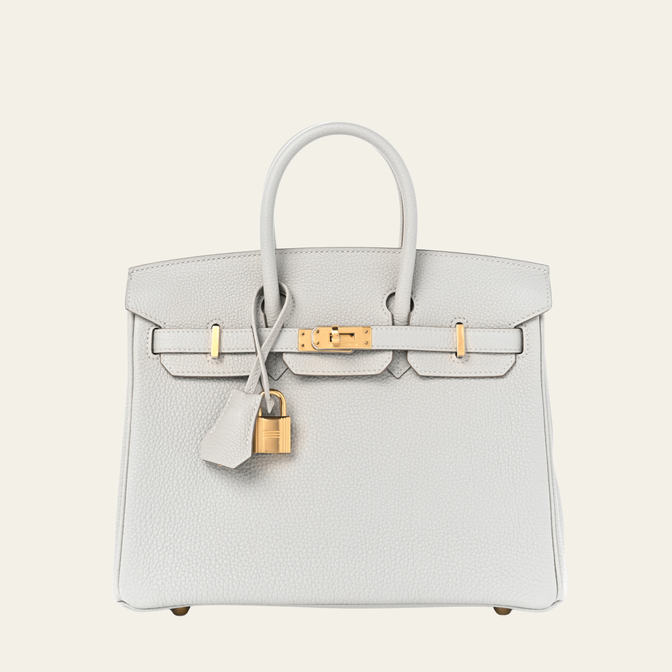 Hermès Birkin 25 Togo Gris Perle Gold Hardware