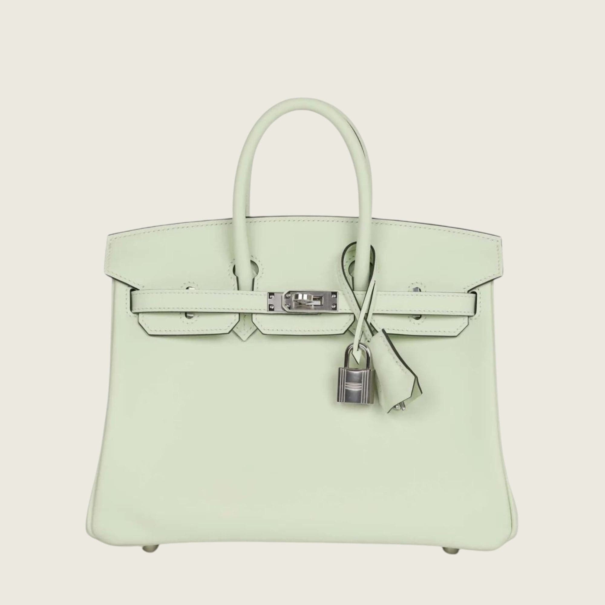 Hermès Birkin 25 Vert Fizz Swift Calfskin Palladium Hardware