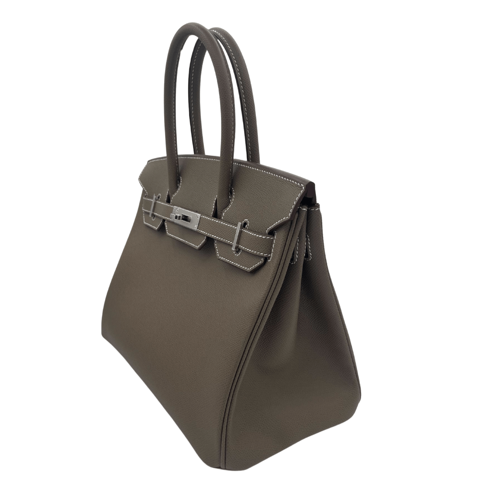 Hermès Birkin 30 Epsom Sellier Étoupe Palladium Hardware