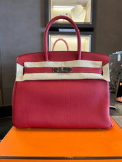 Bags & Accessories Hermes Birkin 30 Rouge Vif Togo Palladium Hardware Wrist Aficionado