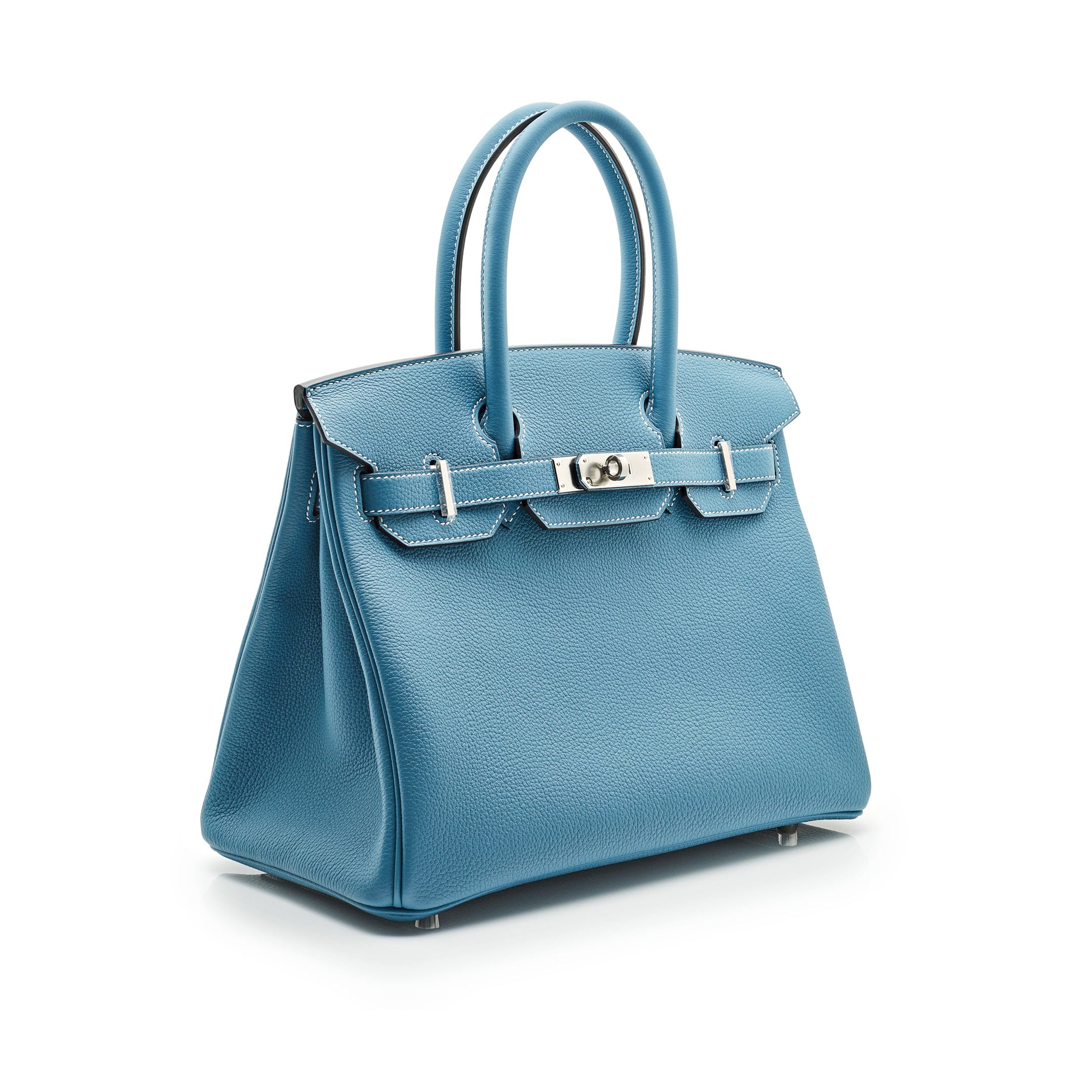 Hermès Birkin 30 Togo Calfskin New Bleu Jean Palladium Hardware