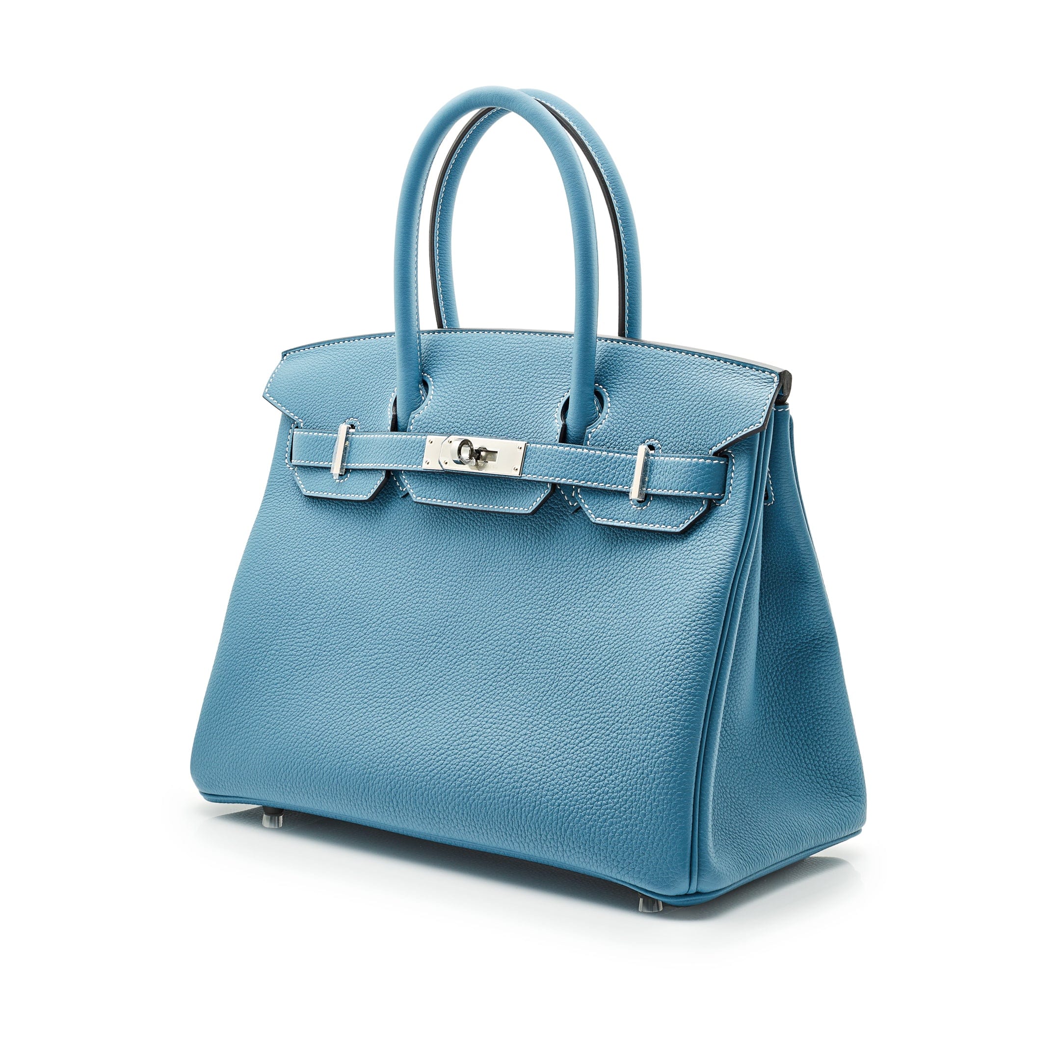 Hermès Birkin 30 Togo Calfskin New Bleu Jean Palladium Hardware