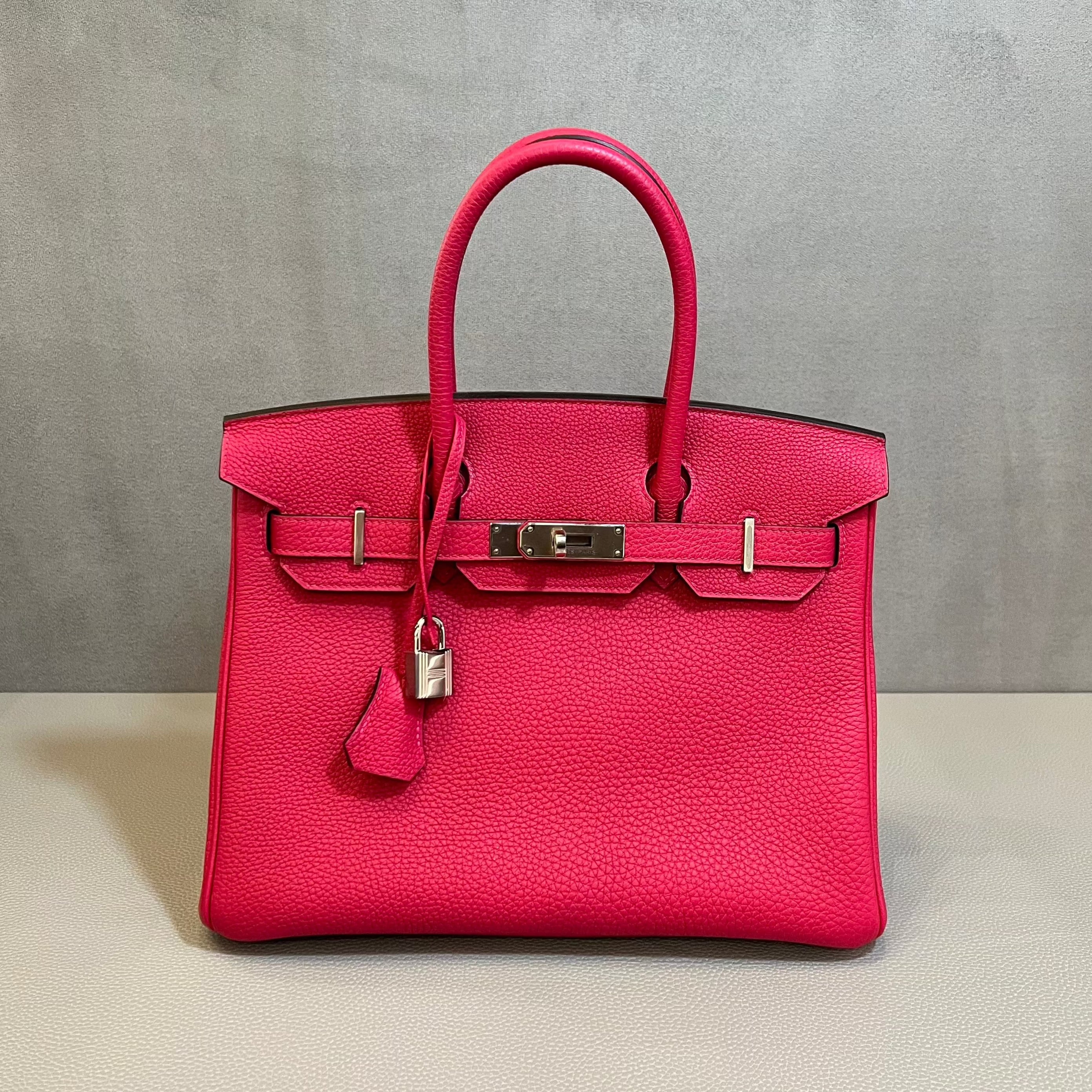 Hermès Birkin 30 Togo Framboise Palladium Hardware