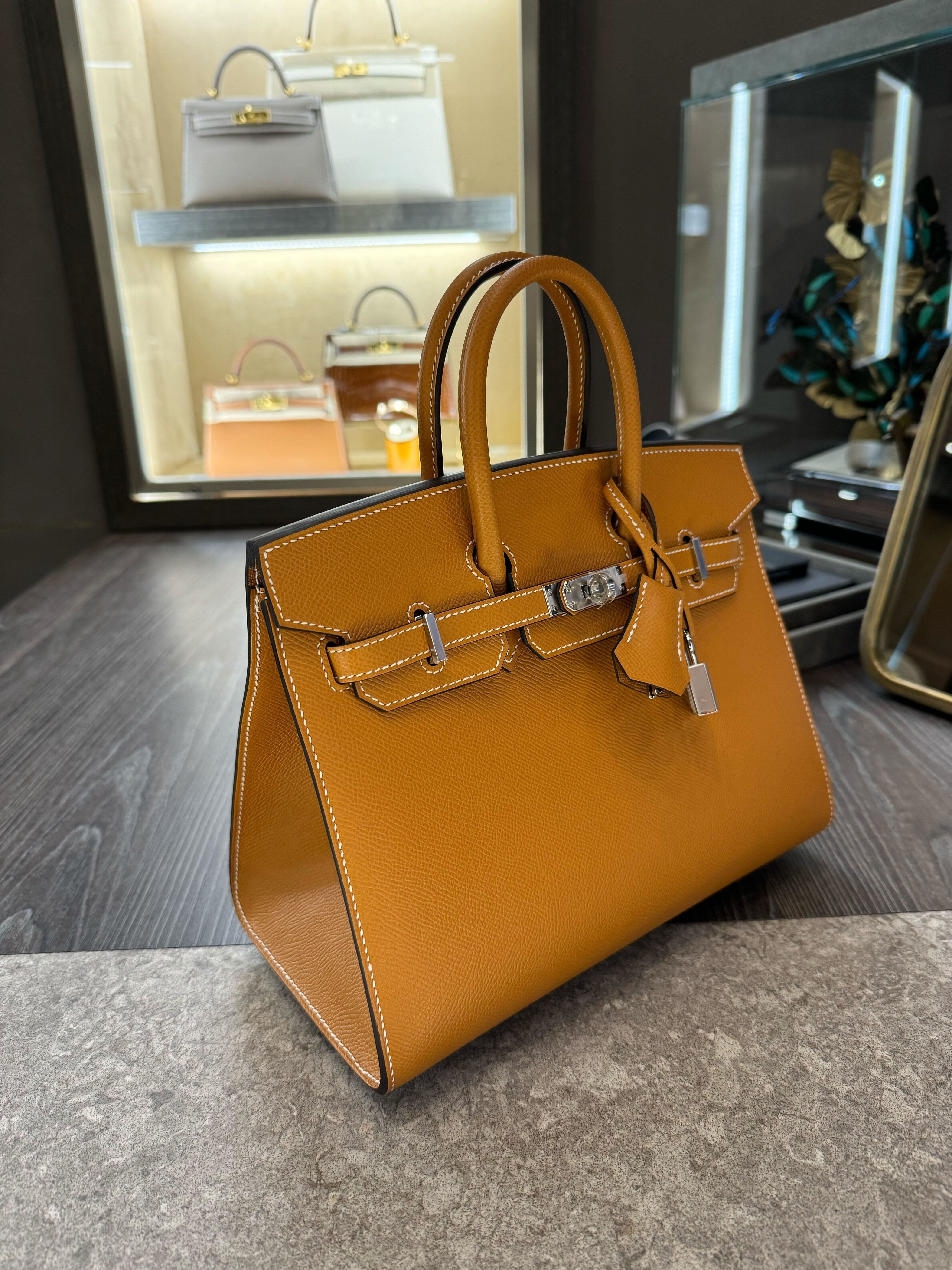 Hermès Birkin Sellier 25 Epsom Gris Meyer Gold Hardware