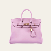 Hermès Mauve Sylvester Birkin 25 Swift Gold Hardware