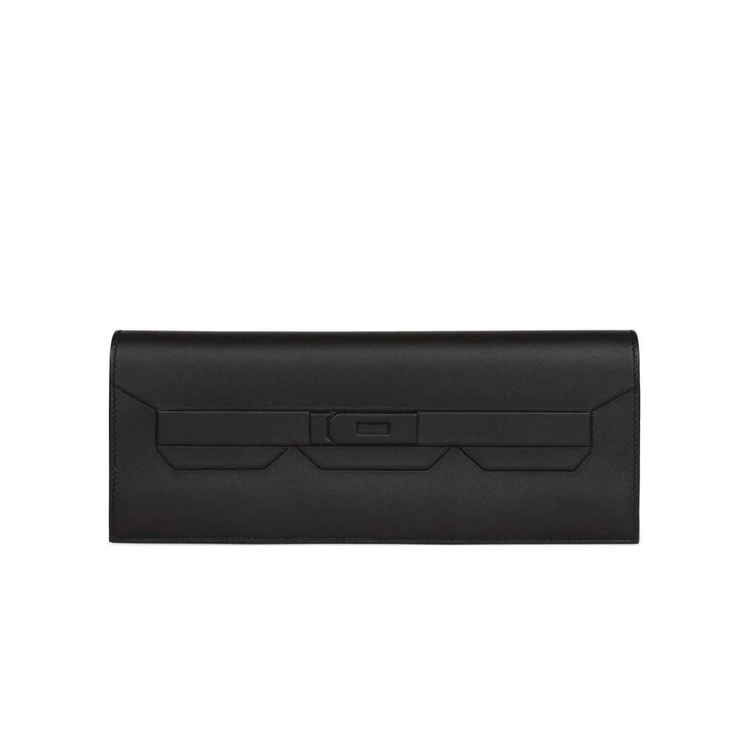 Hermes Birkin Shadow Noir Swift Clutch Bag