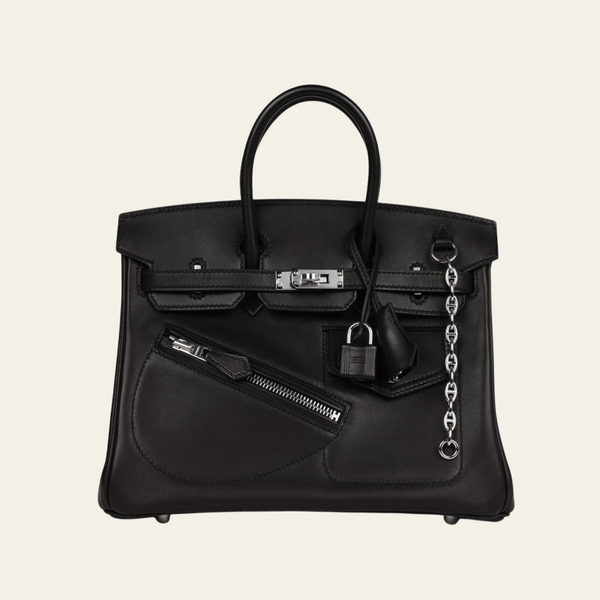 【シックなブラックに映える遊び心】HERMES ミニクリック Brand New ( Rank N ) HERMÈS Limited Edition Birkin 25 Rock