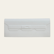 Hermès Blanc Shadow Birkin Clutch Swift