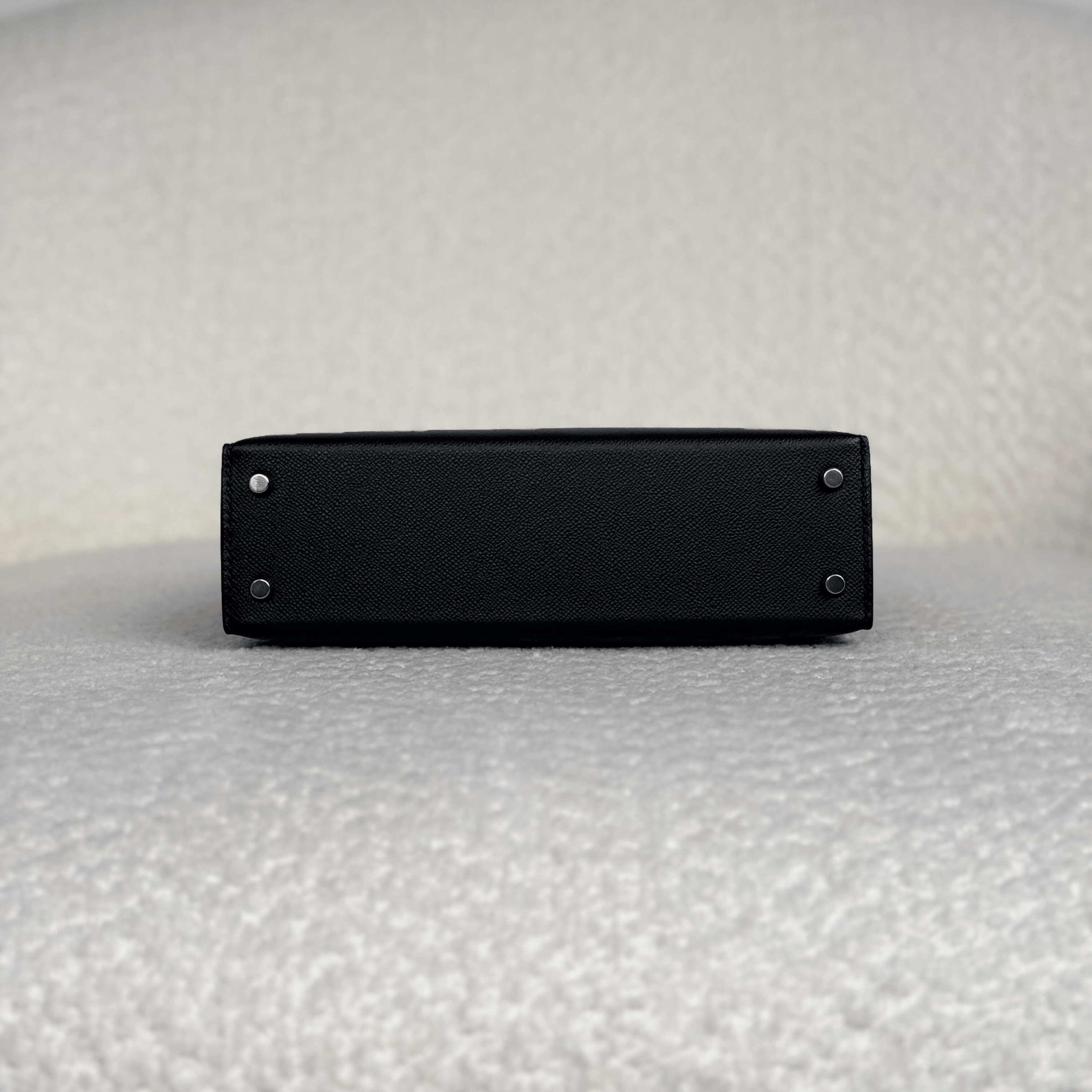 Hermès Bleu De Minu and Bleu Electrique Mini Kelly Sellier 20 Madame Touch Alligator Mississippi Palladium Hardware