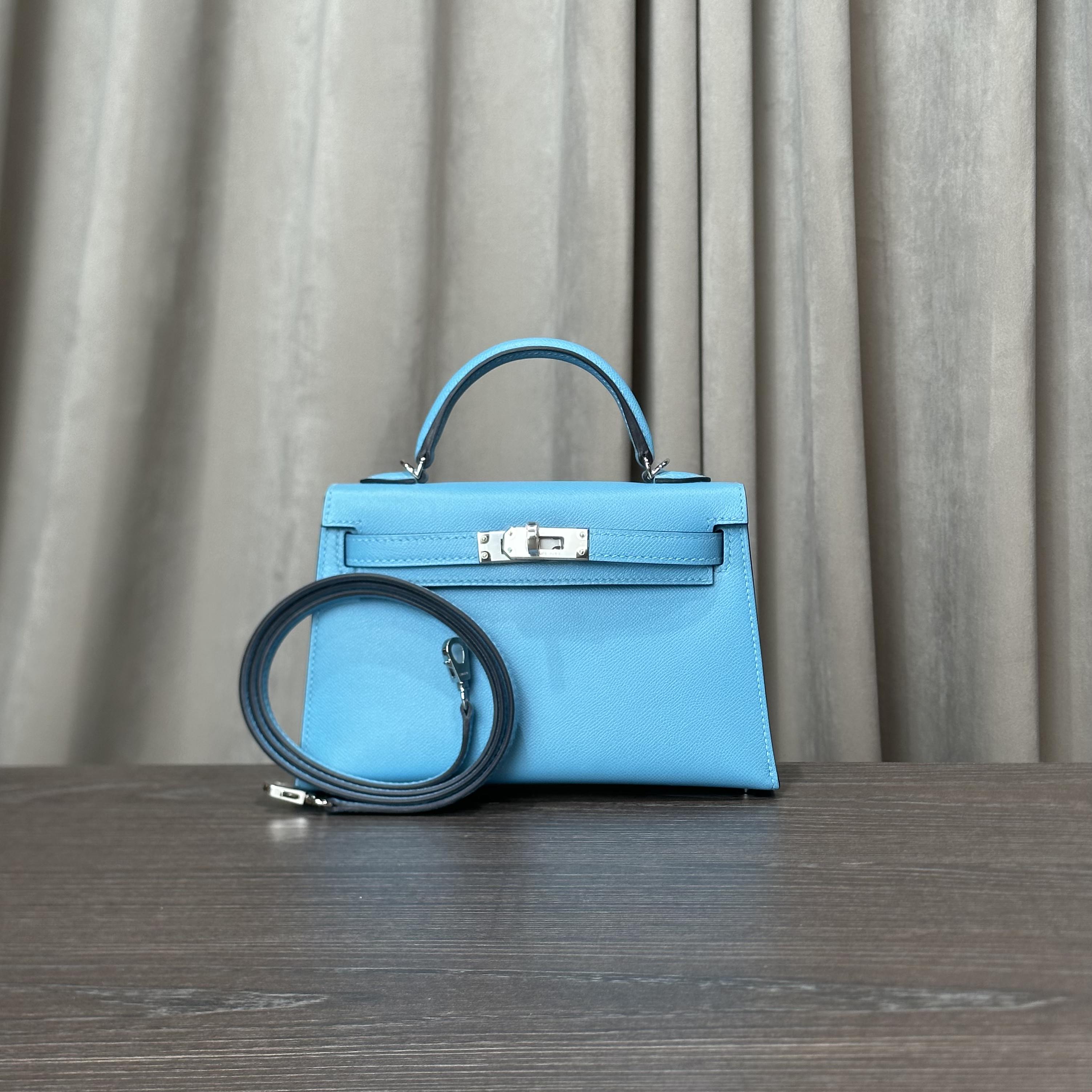 Hermès Bleu Du Nord Mini Kelly 20 Sellier – Blue Mini Kelly