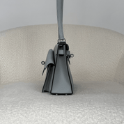 Hermès Bleu Glacier Kelly En Desordre Sellier 20 Epsom Palladium Hardware Limited Edition