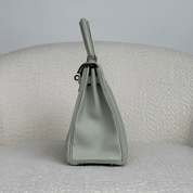 Hermès Bleu Glacier Kelly Retourne 25 Togo Gold Hardware