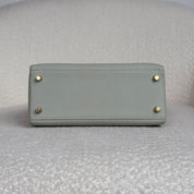 Hermès Bleu Glacier Kelly Retourne 25 Togo Gold Hardware