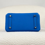 Hermès Bleu Hydra Birkin 25 Togo Gold Hardware