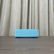 Hermès Bleu Jean Mini Kelly Sellier 20 Epsom Gold Hardware