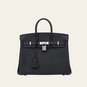 Hermès Bleu Nuit Birkin 25 Togo Palladium Hardware