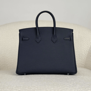 Hermès Bleu Nuit Birkin 25 Togo Palladium Hardware