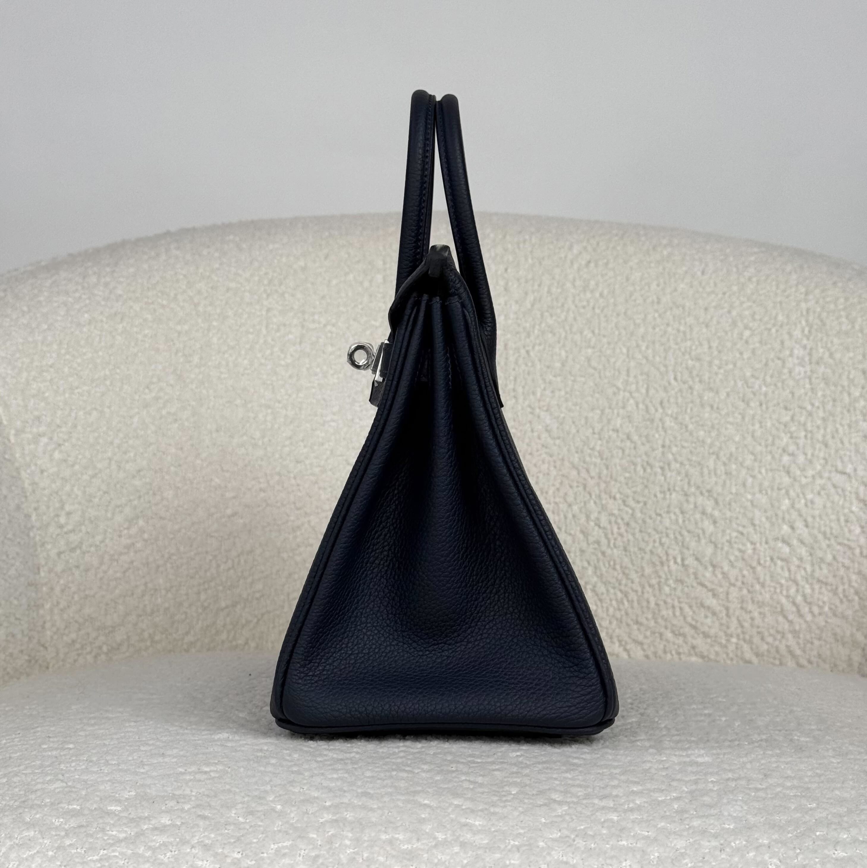 Hermès Bleu Nuit Birkin 25 Togo Palladium Hardware