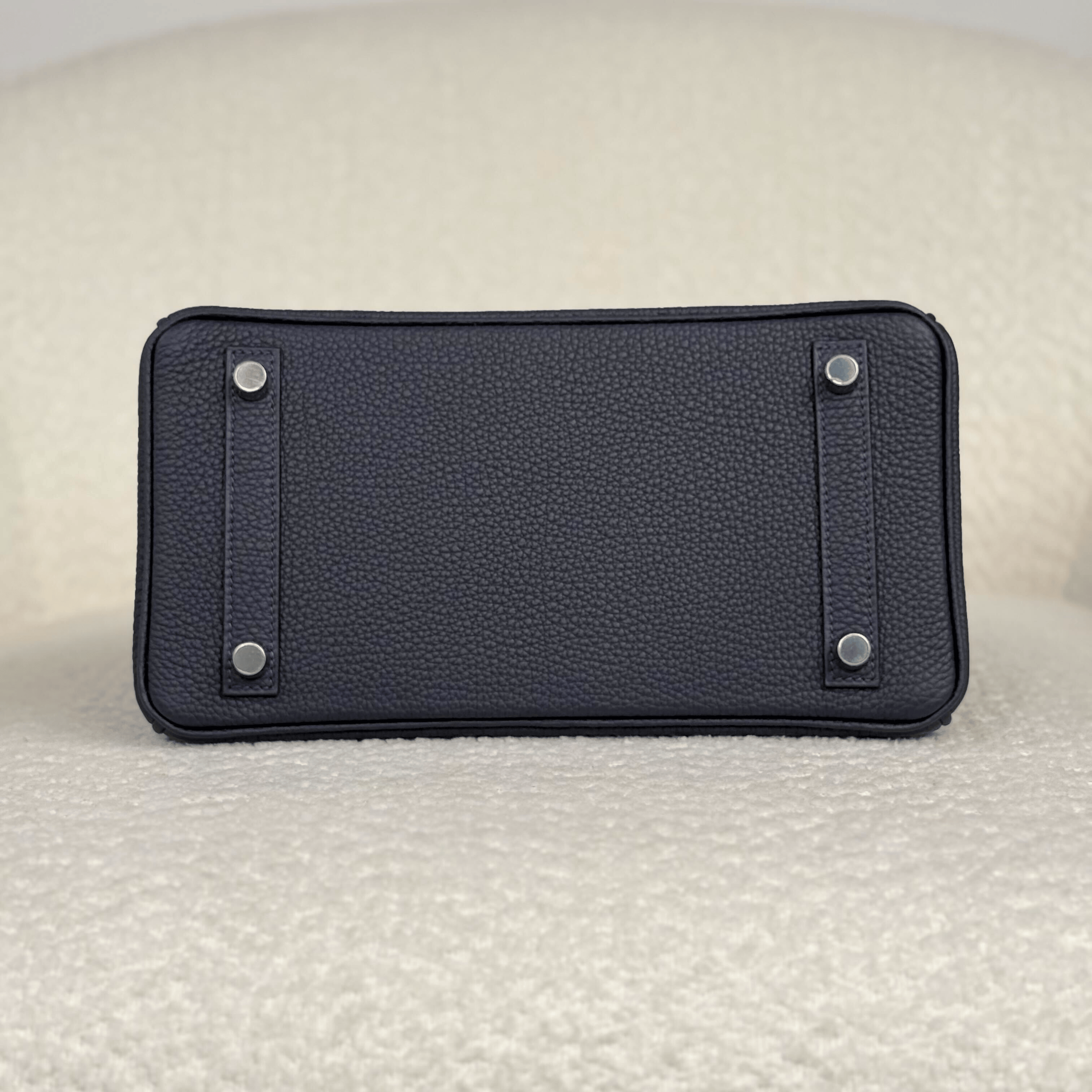Hermès Bleu Nuit Birkin 25 Togo Palladium Hardware