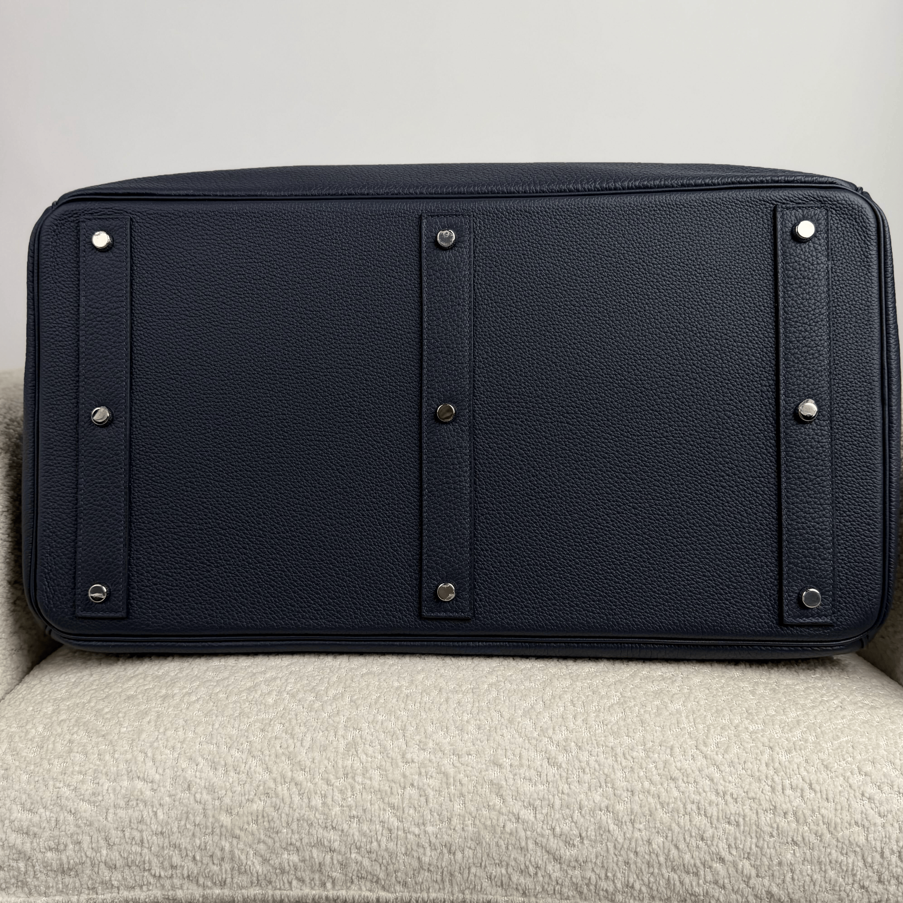 Hermès Bleu Nuit HAC Birkin 50 Togo Palladium Hardware