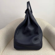 Hermès Bleu Nuit HAC Birkin 50 Togo Palladium Hardware