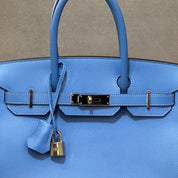 Hermès Bleu Paradis Birkin 30 Epsom Palladium Hardware