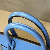 Hermès Bleu Paradis Birkin 30 Epsom Palladium Hardware
