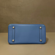 Hermès Bleu Paradis Birkin 30 Epsom Palladium Hardware