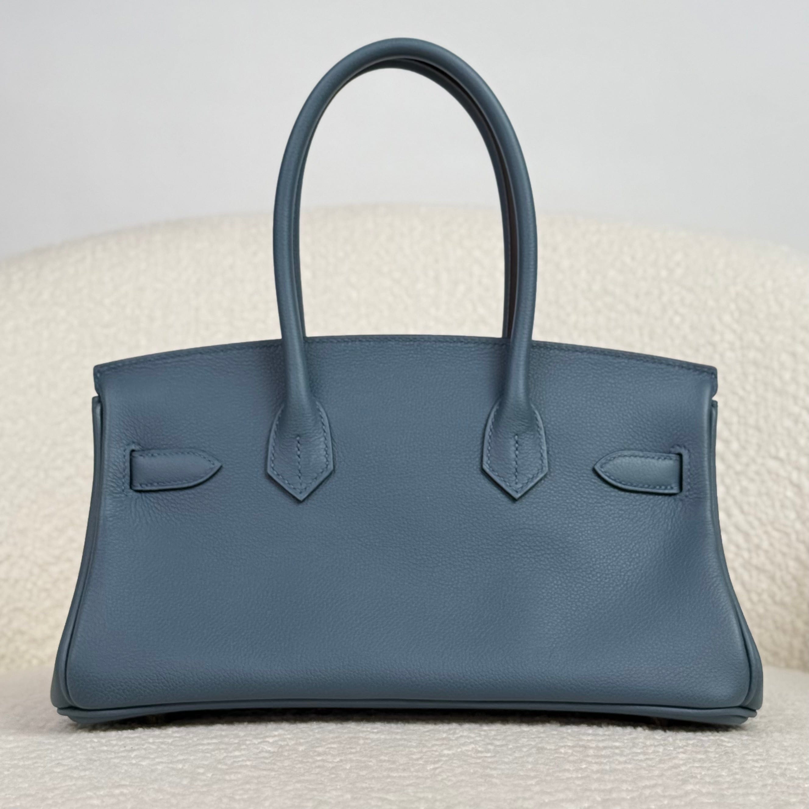 Hermès Birkin Shoulder 29 Bleu Tempete – Blue Birkin Bag Evercolor