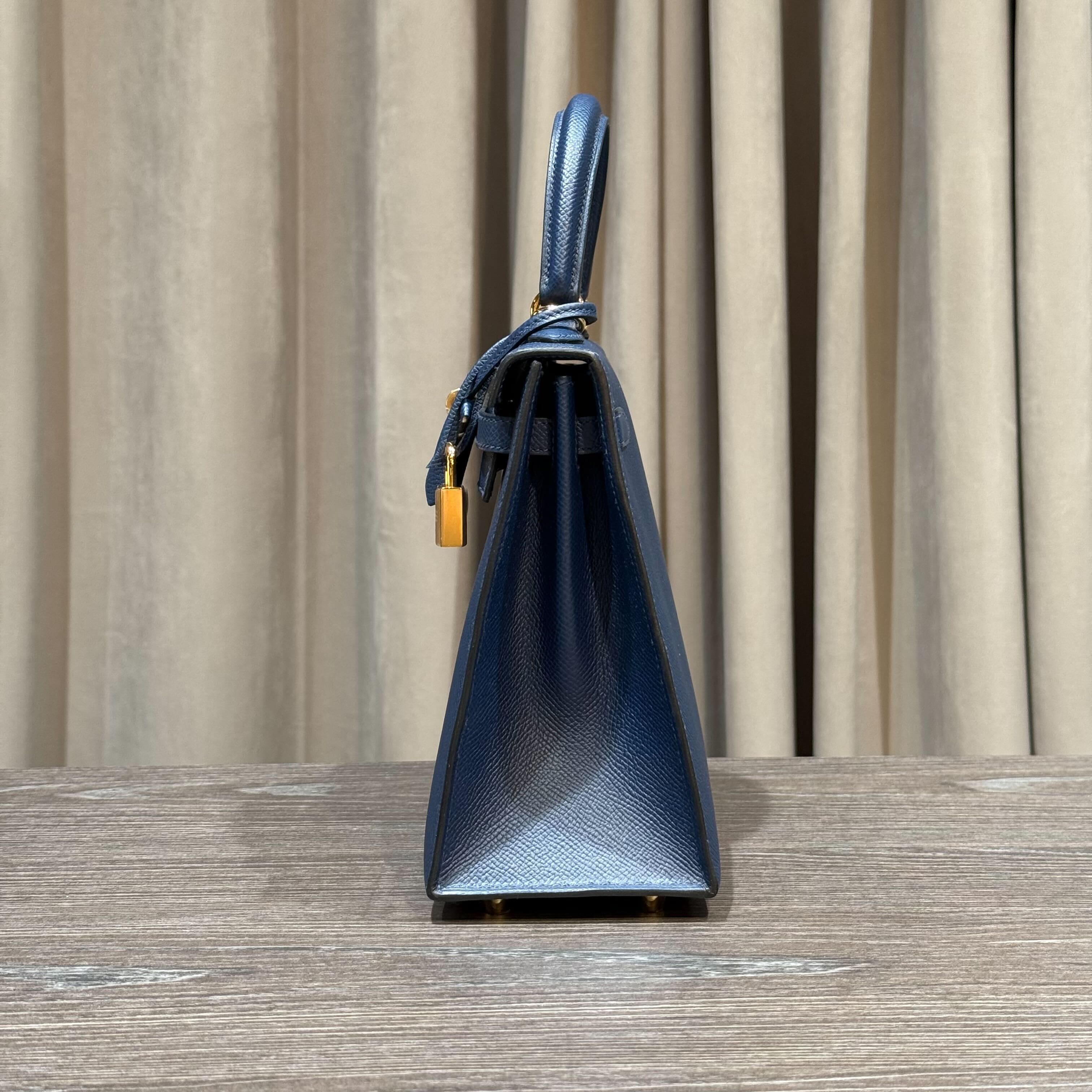 Hermès Blue Sapphire Kelly 25 – Deep Blue Kelly Sellier Gold