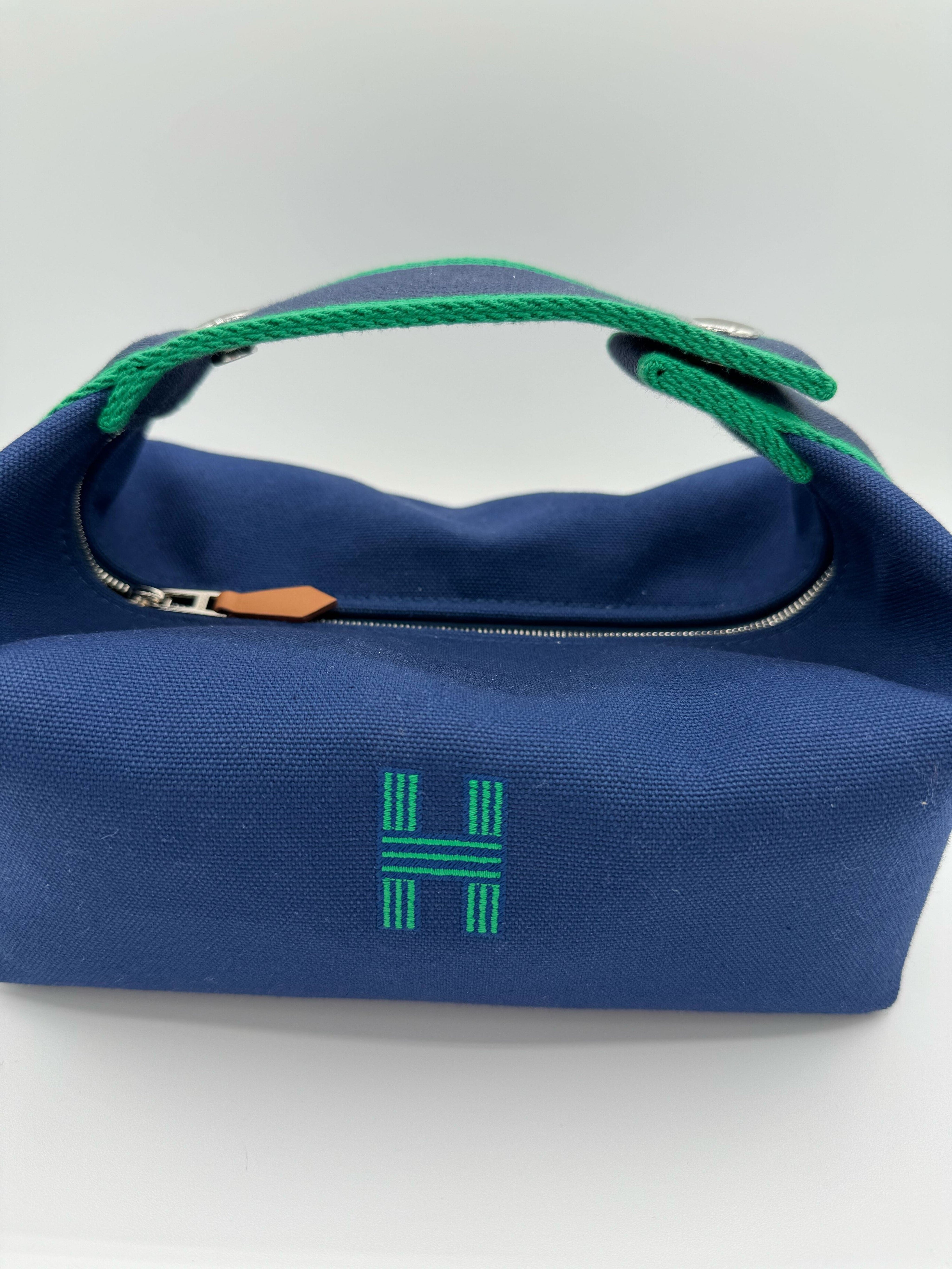 Hermés Bride A Brac PM Travel case Marine