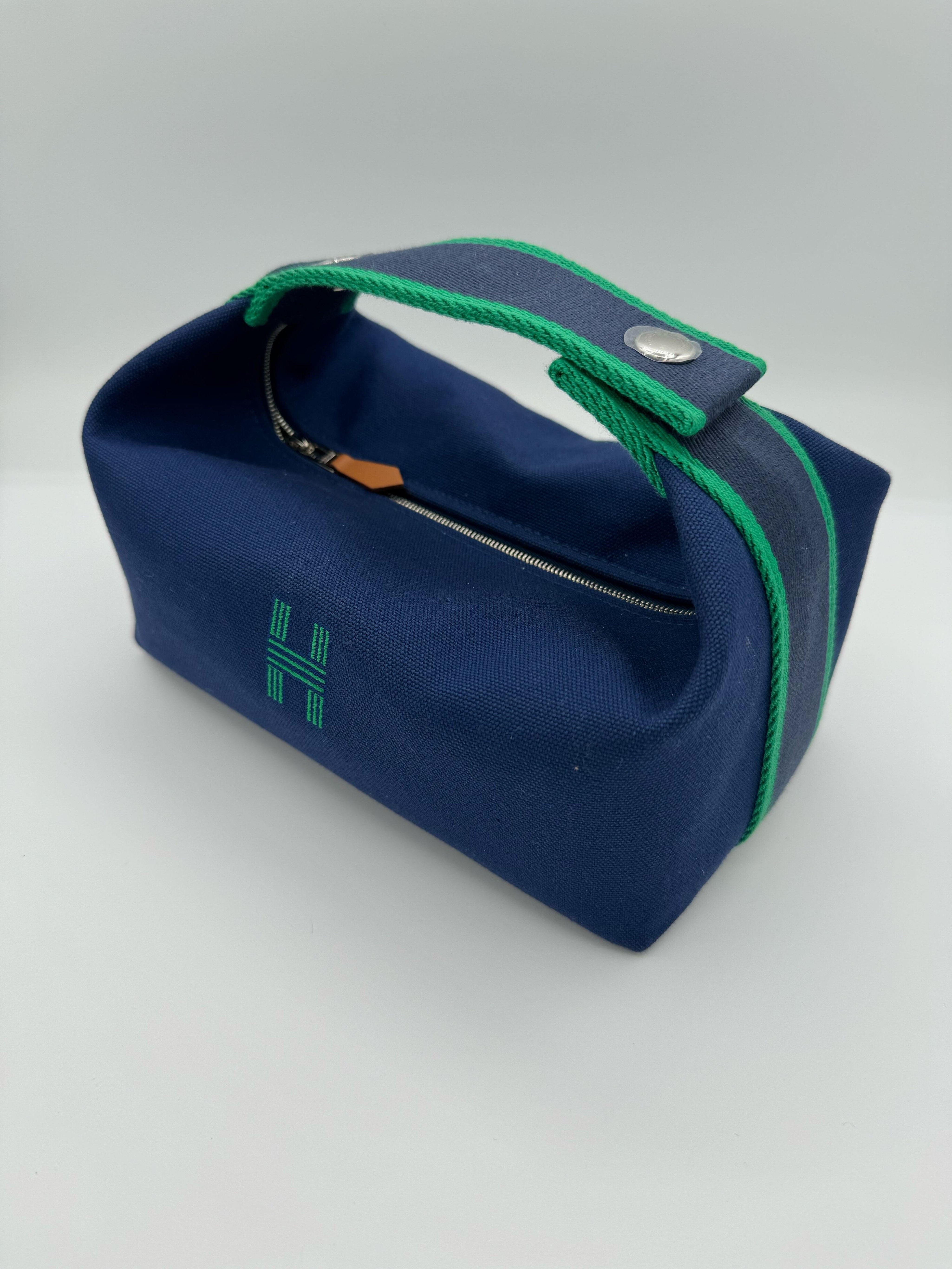 Hermés Bride A Brac PM Travel case Marine