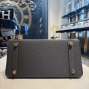 Hermès Caban Birkin 25 Togo Gold Hardware